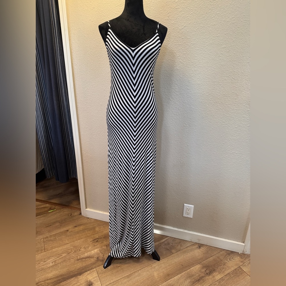 Black and White Maxi Dress